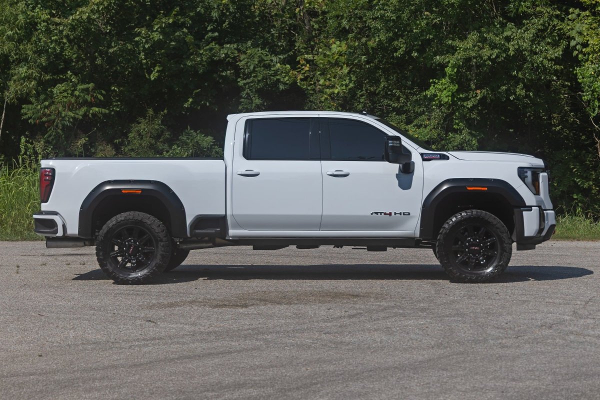 GMC Sierra 3500 HD Pocket Fender Flares - Rough Country - G42 - Coastal Dune - '20-'26